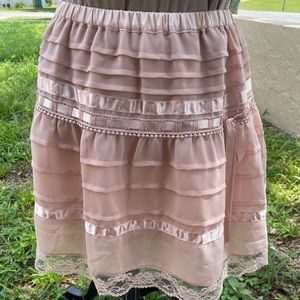 Light pink skirt